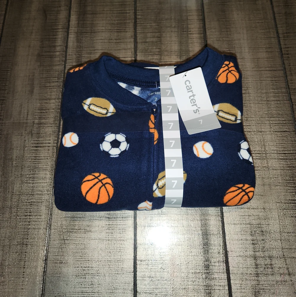 NWT Carter's Sports Fleece Sleeper